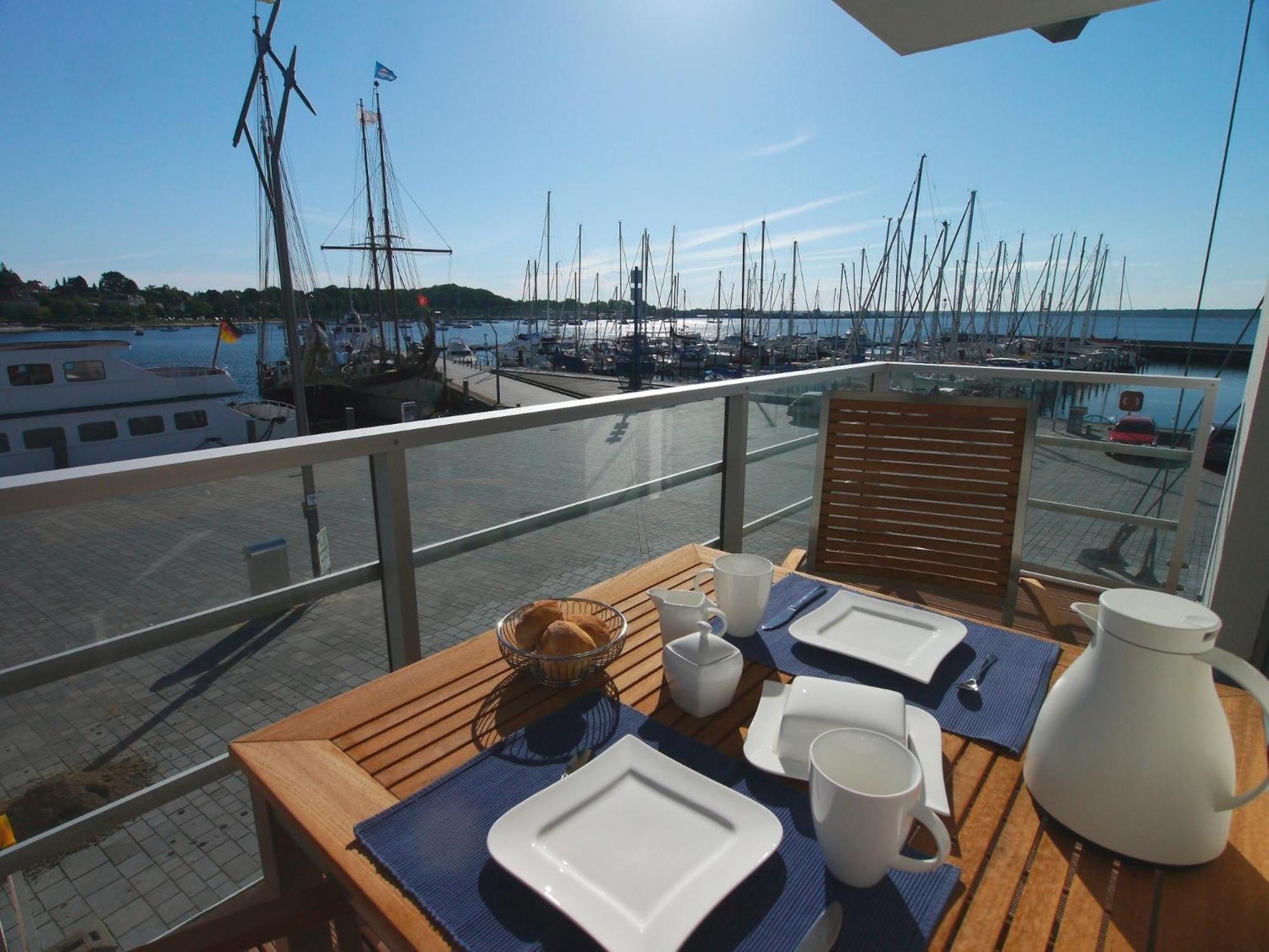 Apartment 10 - "Borbyblick" - Blickrichtung Hafen Und Offene See Eckernförde Dış mekan fotoğraf