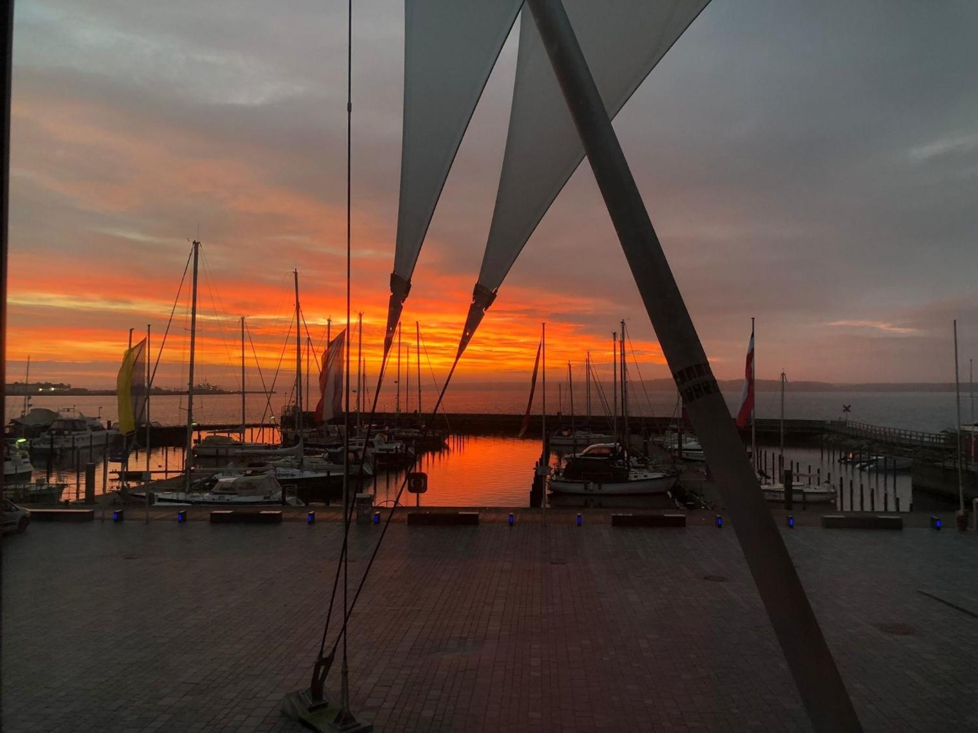 Apartment 10 - "Borbyblick" - Blickrichtung Hafen Und Offene See Eckernförde Dış mekan fotoğraf